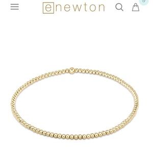 E.Newton 14 karat gold filled beaded bracelet